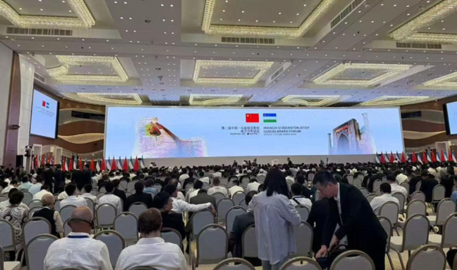 省贸促会组团参加中国-乌兹别克斯坦地方合作论坛及中乌商品展取得积极成效